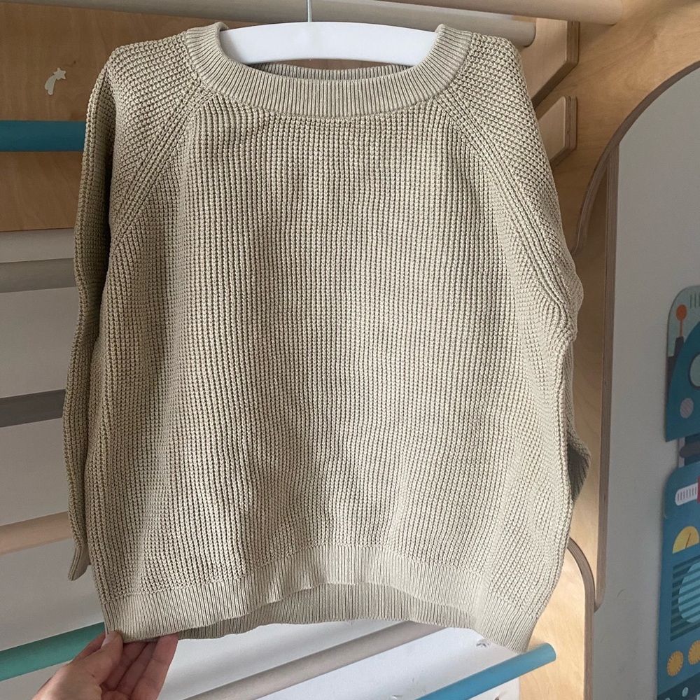 Zara Boys Khaki Tan Sweater